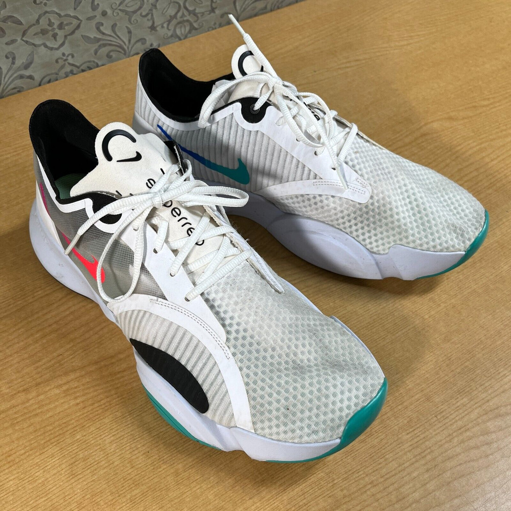 Nike Superrep Go White Teal Black Running Men’s Size 14 CJ0773-120
